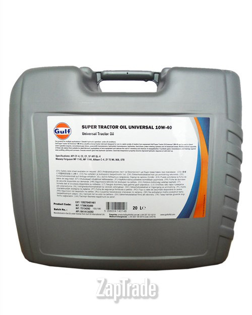 Купить моторное масло Gulf Super Tractor Oil Universal Минеральное | Артикул 5056004140148