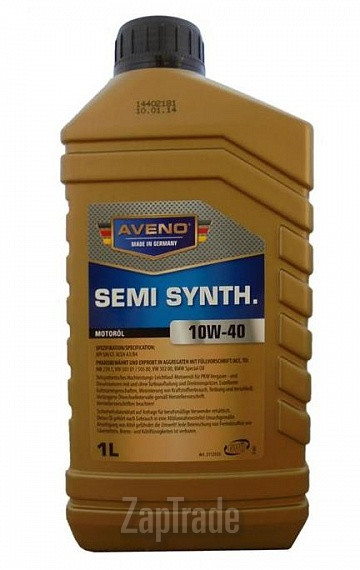Купить моторное масло Aveno Semi Synth. Полусинтетическое | Артикул 3011201-001