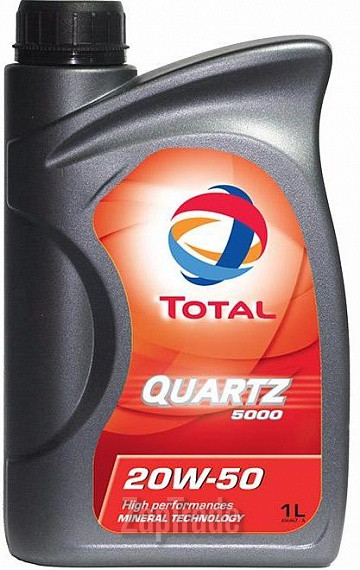 Купить моторное масло Total Quartz 5000 Минеральное | Артикул 166048