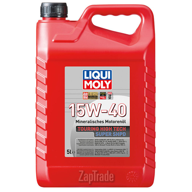 Купить моторное масло Liqui moly Touring High Tech Super SHPD Минеральное | Артикул 1084