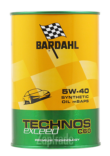 Купить моторное масло Bardahl Technos C60 5W40 Exceed Синтетическое | Артикул 309040