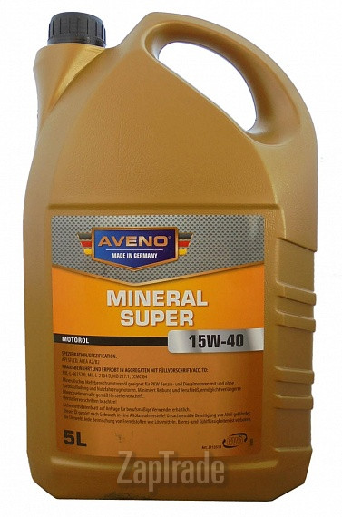 Купить моторное масло Aveno Mineral Super Минеральное | Артикул 3011003-005