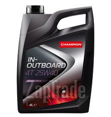 Купить моторное масло Champion oil IN-OUTBOARD 4T 25W40 Полусинтетическое | Артикул 8203008
