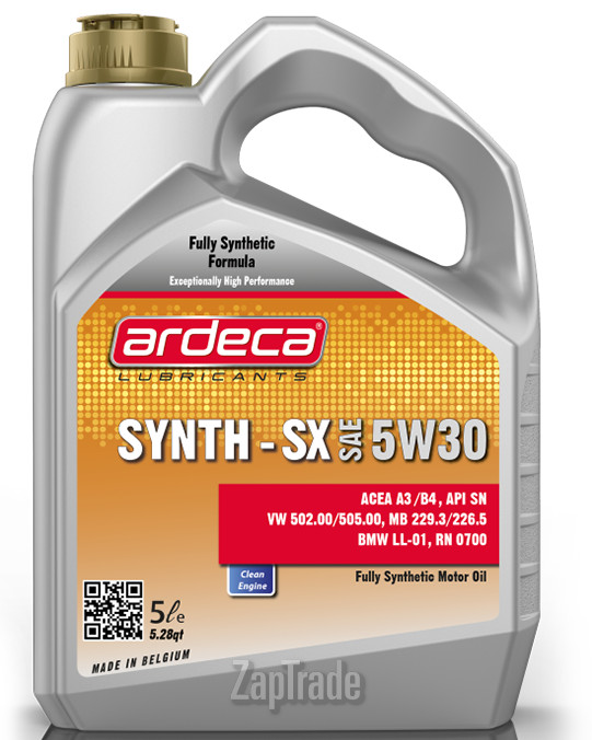 Купить моторное масло Ardeca SYNTH-SX Синтетическое | Артикул ARD010039005