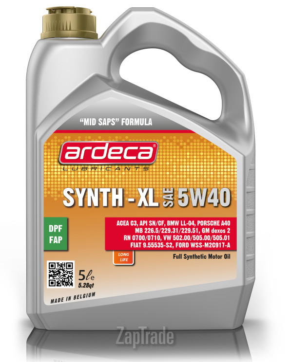 Купить моторное масло Ardeca SYNTH-XL Синтетическое | Артикул ARD010002005