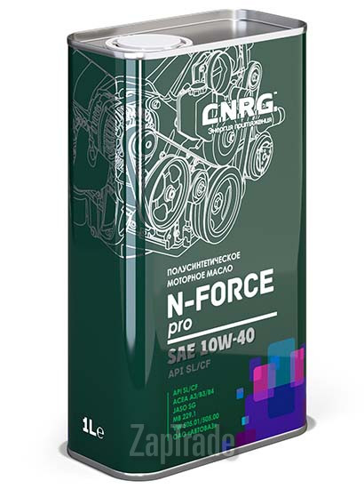 Купить моторное масло C.n.r.g. N-Force Pro Полусинтетическое | Артикул CNRG-017-0001
