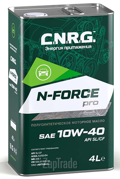 Купить моторное масло C.n.r.g. N-Force Pro Полусинтетическое | Артикул CNRG-017-0004
