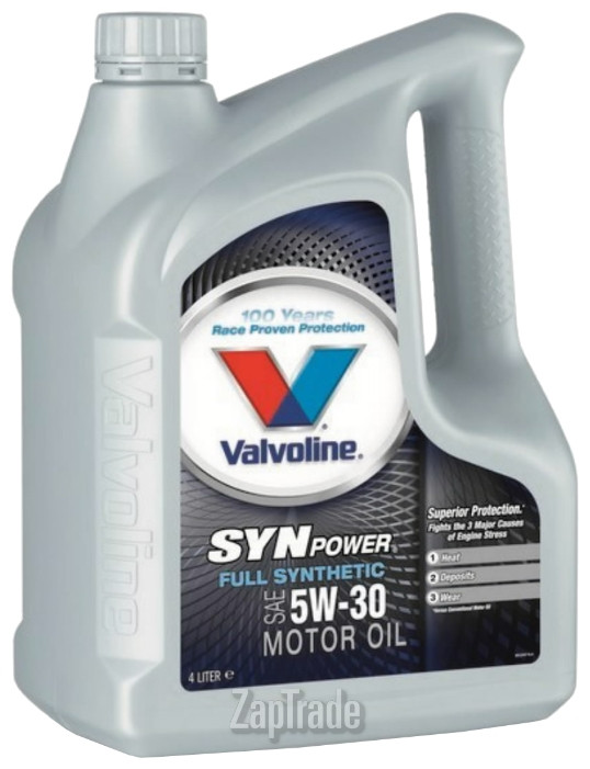 Купить моторное масло Valvoline SYNPOWER SAE 5W-30, 4л Синтетическое | Артикул 817970