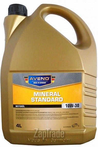 Купить моторное масло Aveno Mineral Standard Минеральное | Артикул 3011005-004