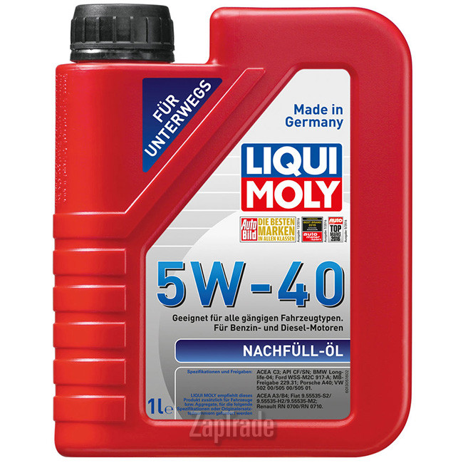 Купить моторное масло Liqui moly Nachfull Oil Синтетическое | Артикул 8027