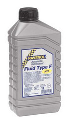 Трансмиссионные масла и жидкости ГУР: Ravenol ATF Fluid Type F, 1л , | Артикул 4014835641310